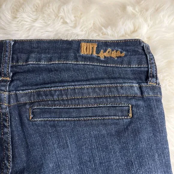 Kut from the Kloth Bermuda Shorts 6 Blue Long Length Womens Measures 30 x 13 - Picture 7 of 8